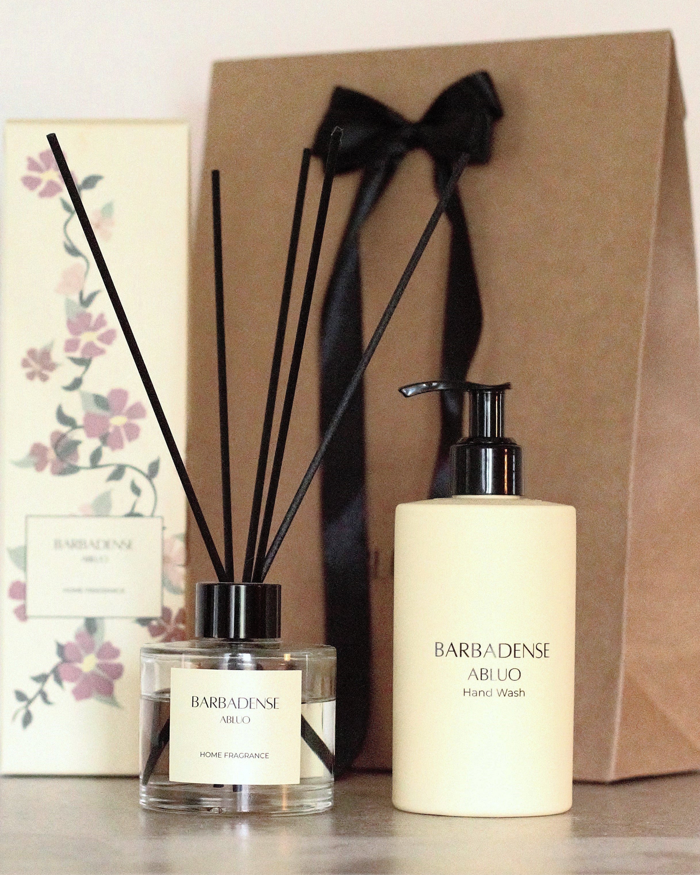 Barbadense Julklapp: Flytande handtvål och doftpinnar